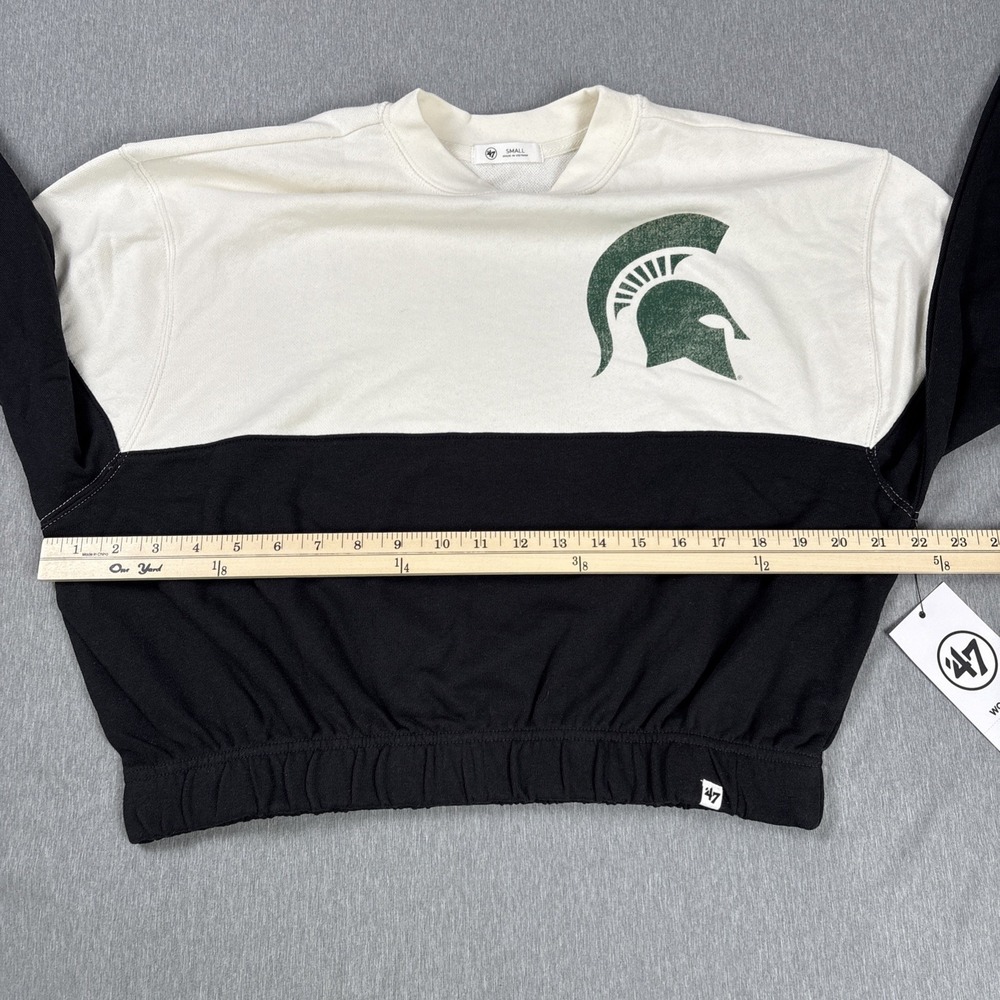 Michigan State Spartans '47 Women's Take Two Bonita Pullover Sweatshirt - Small - Picture 8 of 14